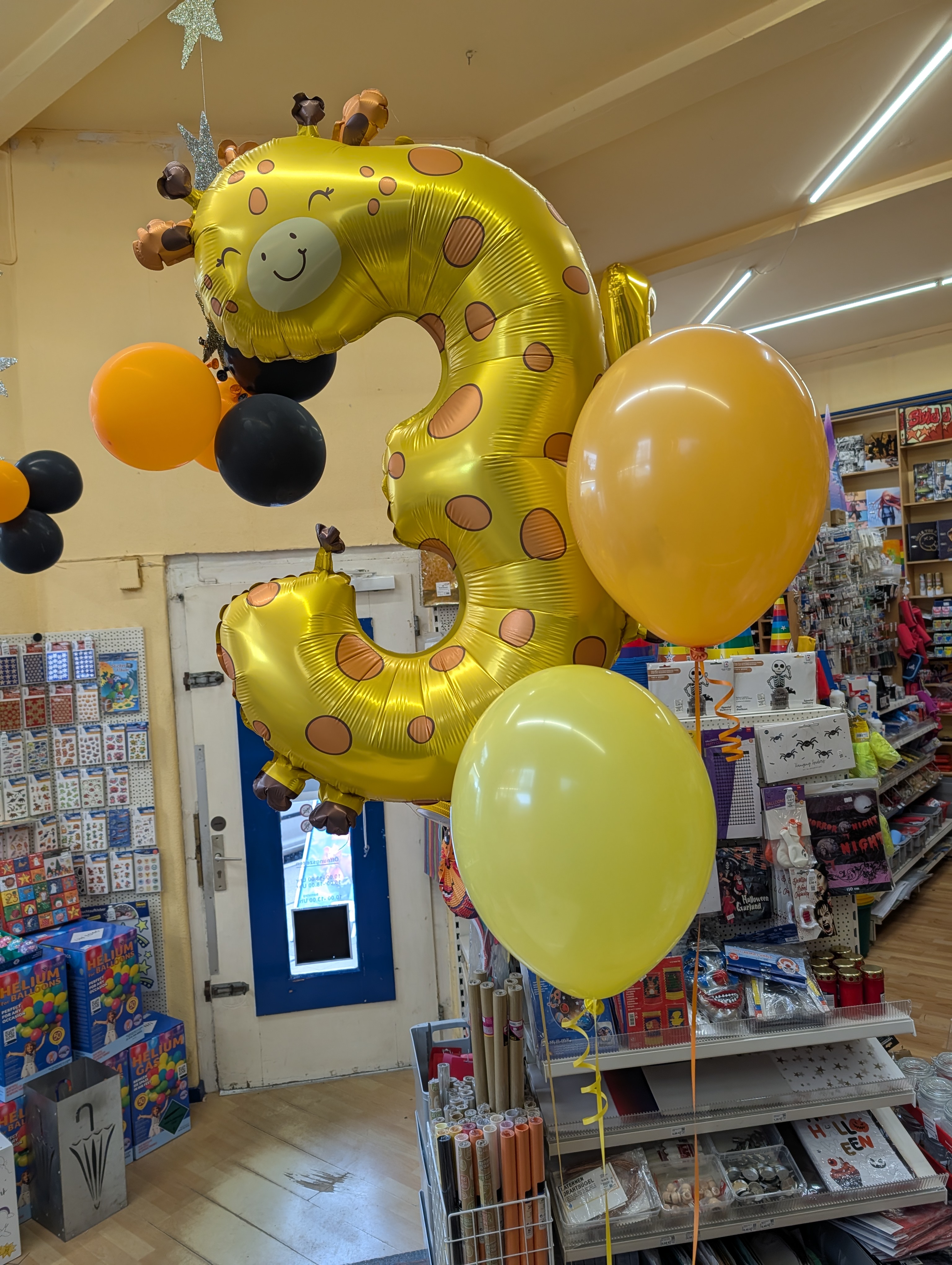Zahlen-Tier-Ballons